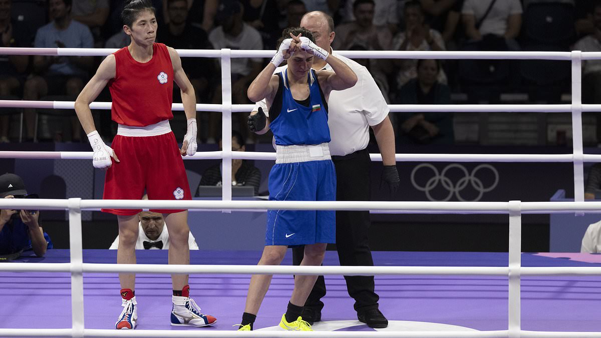 Fresh Olympics gender boxing row erupts as defeated Bulgarian fighter ‘makes female chromosomes…