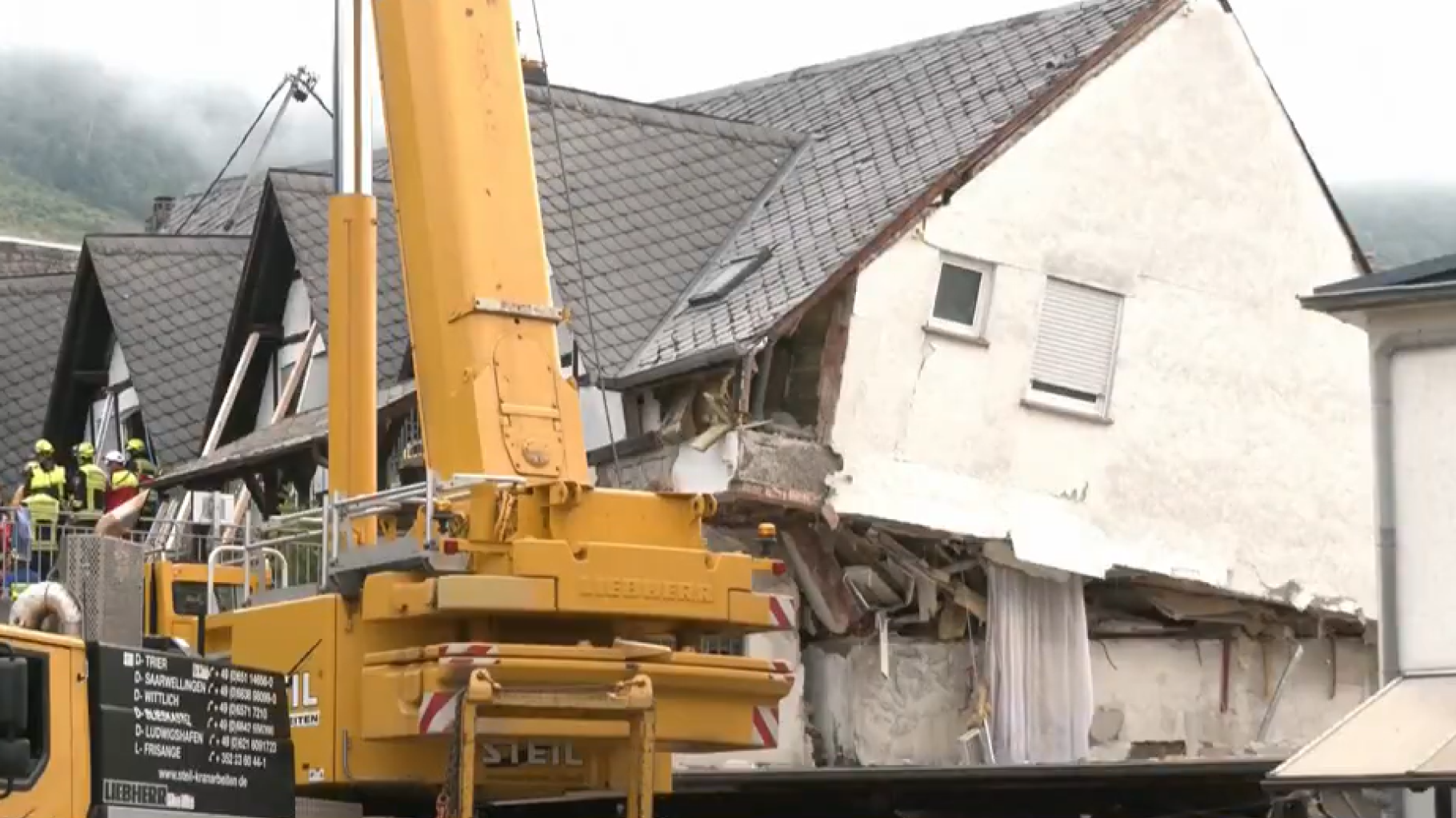 Allemagne : un hôtel près de Trèves s’effondre, au moins deux morts et des personnes toujours sous les décombres