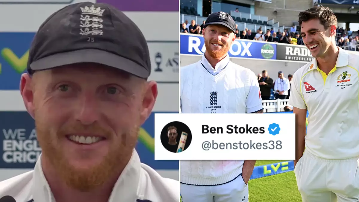 Ben Stokes tweets at 4am as he clears up post-Ashes drink situation