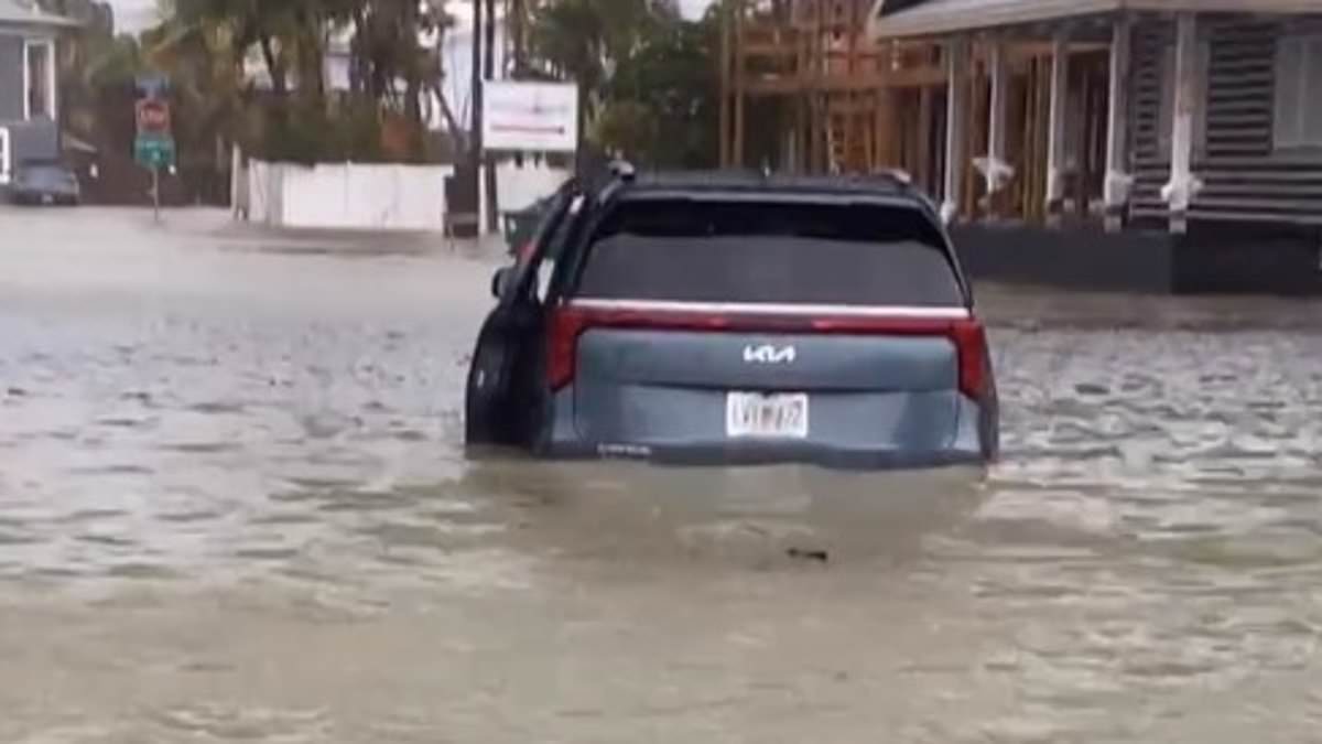 Dramatic photos show flooding in Florida as ‘life threatening’ Tropical Storm Debby barrels through…