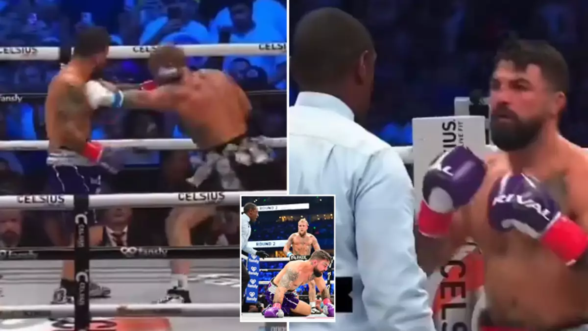 Fans convinced Jake Paul’s win over Mike Perry was ‘rigged’ after spotting moment during fight