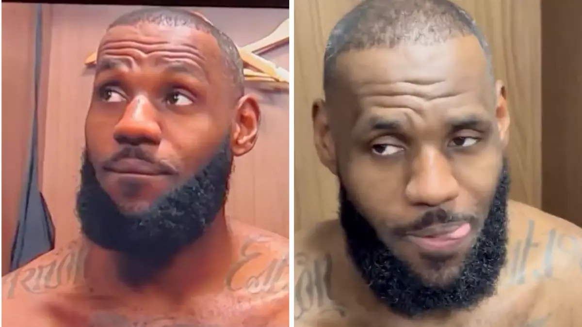 Fans divided after LeBron James’ Lakers teammates do goat noises during his interview