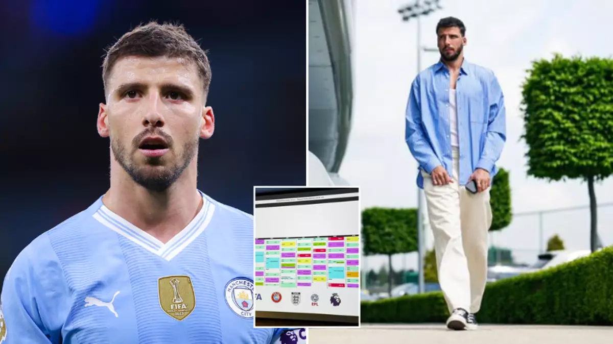 Fans spot major error in Man City season plan ‘leaked’ online by Ruben Dias