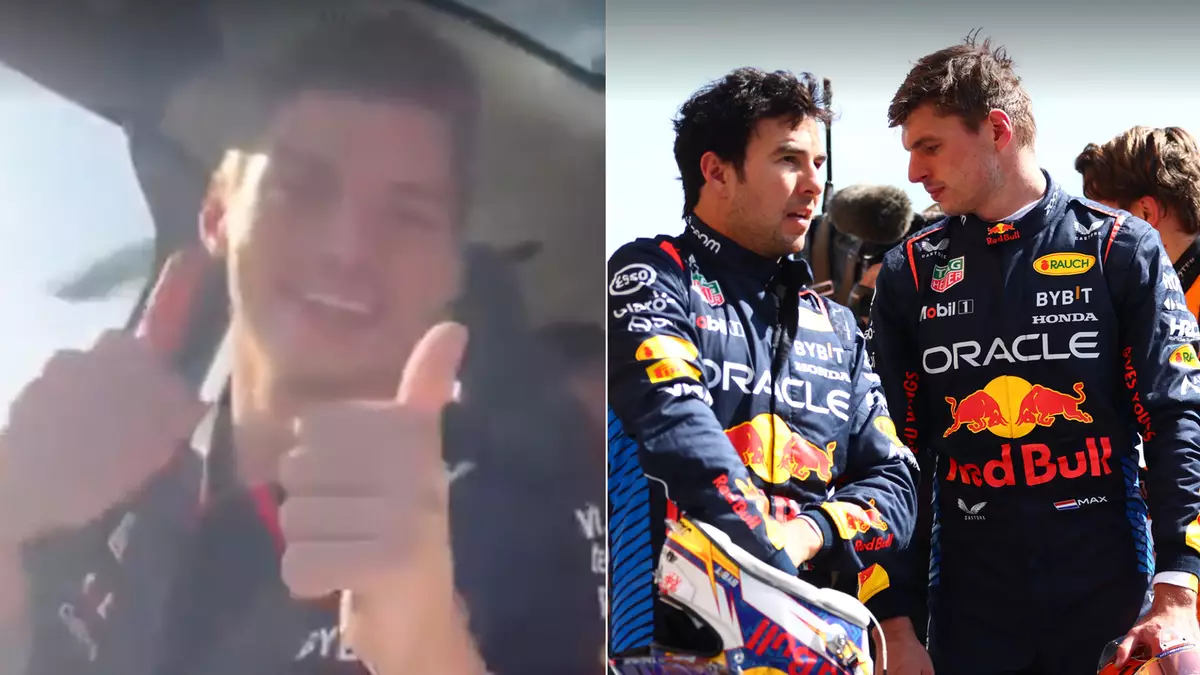 Fans think Max Verstappen’s new teammate has been decided as footage emerges after Belgian GP