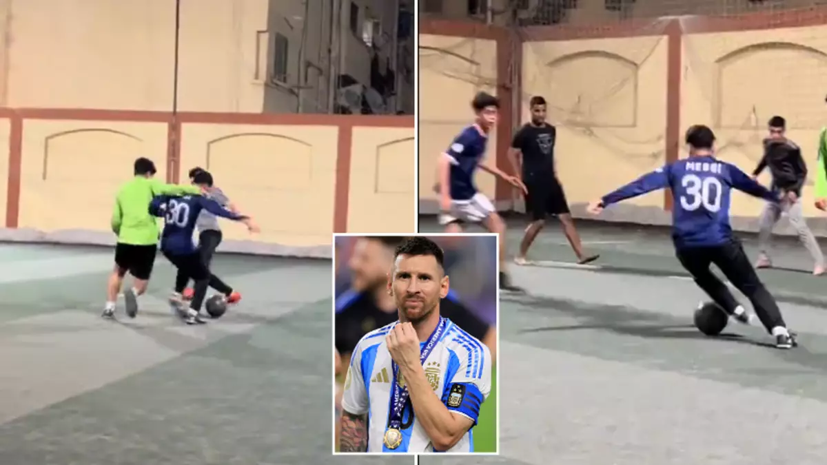 Fans think they’ve found a Lionel Messi clone playing football on TikTok, the resemblance is scary