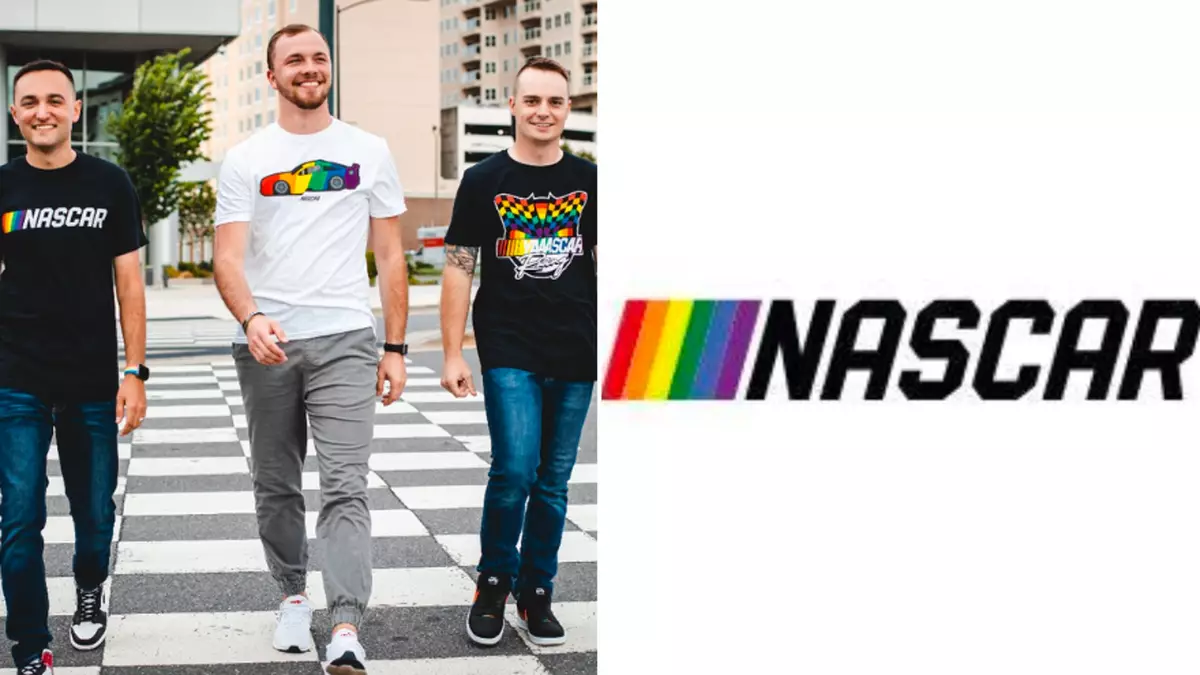 Fans threaten to boycott NASCAR after it changed its logo to celebrate pride month