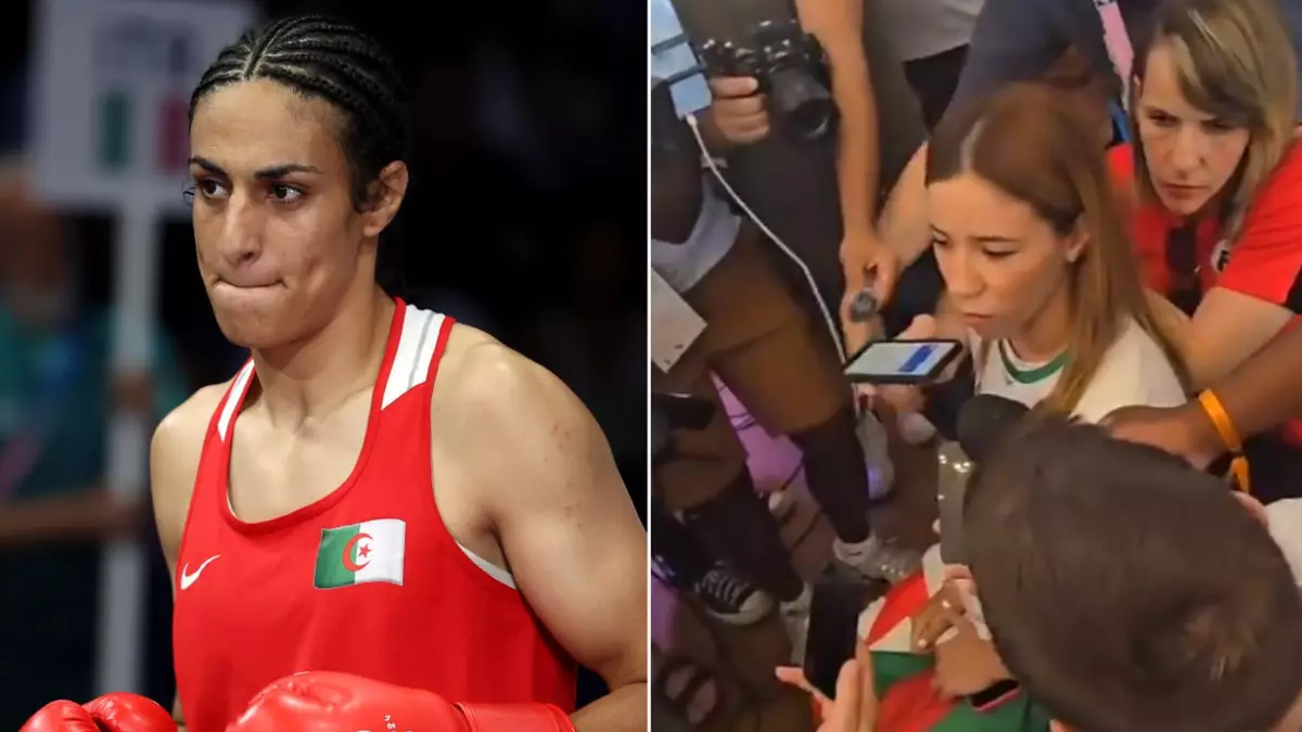 Imane Khelif’s teammate gatecrashes ‘chaotic’ press conference over Algerian’s failed gender eligibility tests