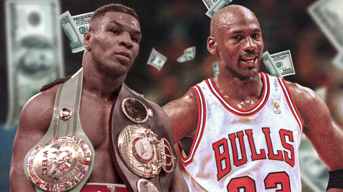 Incredible graphic shows evolution of the world’s best-paid athlete including Michael Jordan and Mike Tyson