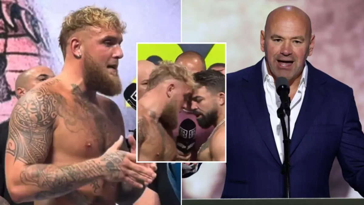 Jake Paul claims Dana White has offered Mike Perry ‘life changing reward’ to knock him out