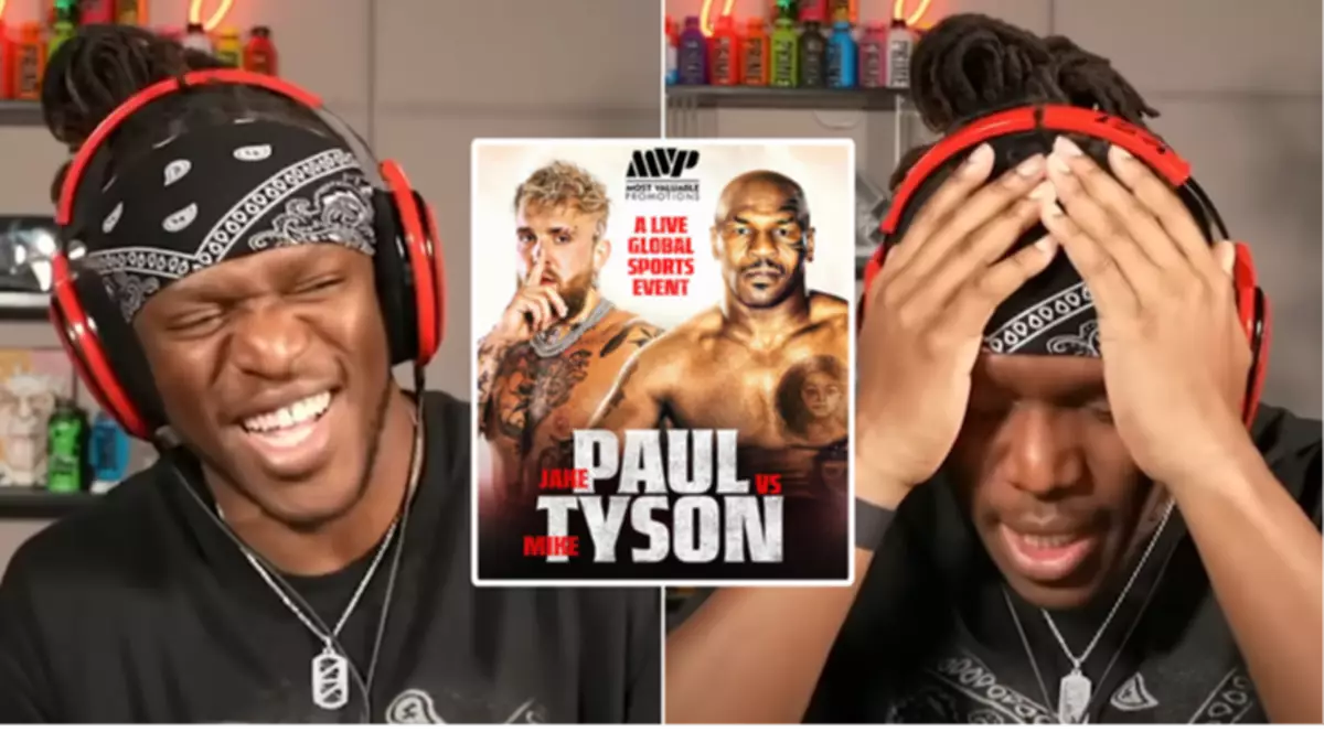 KSI gives brutal verdict on Mike Tyson vs Jake Paul fight after shock announcement