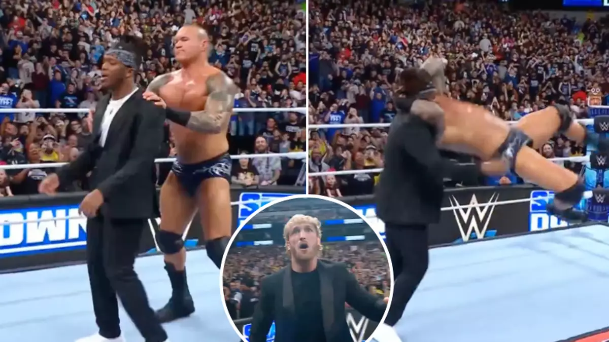 KSI knocked out cold by Randy Orton with wrestling move as fans give verdict on move