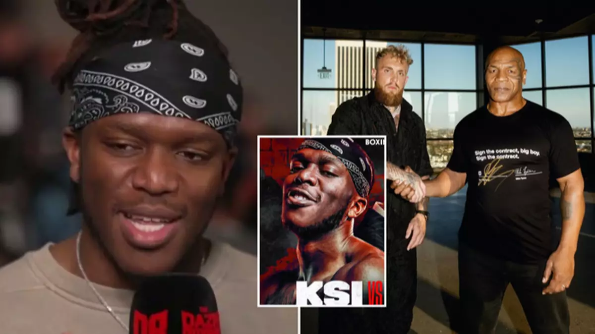 KSI trolls Jake Paul and Mike Tyson fight with ‘announcement’