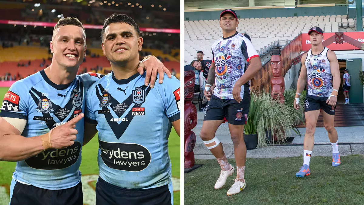 Latrell Mitchell admits online abuse directed to Jack Wighton ‘opened up a few wounds’