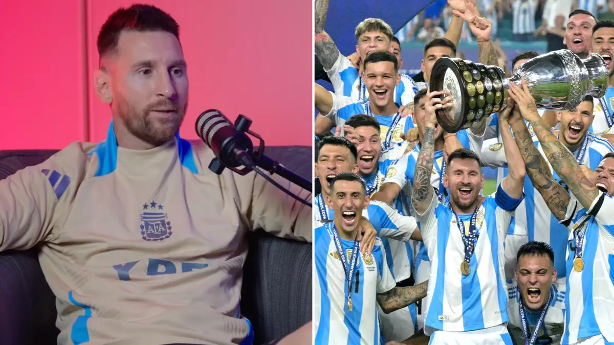 Lionel Messi’s nine-word message to Argentina players moments after winning Copa America speaks volumes