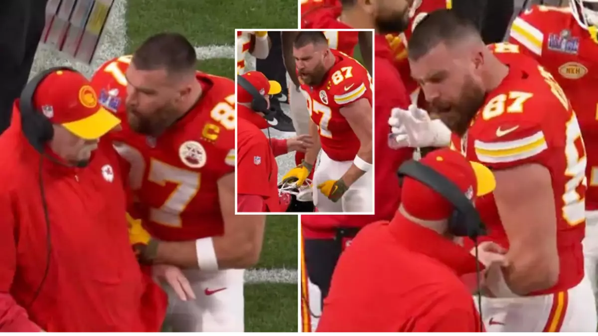 Lip reader reveals exactly what Travis Kelce said to coach during ‘inappropriate’ Super Bowl incident