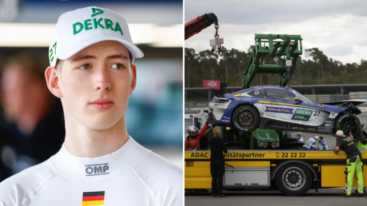 Michael Schumacher’s nephew breaks spine in horrific car crash