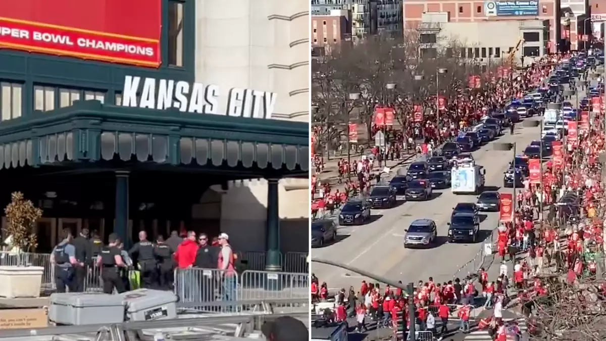 ‘Multiple people struck’ as shots fired at Kansas City Chiefs’ Super Bowl parade