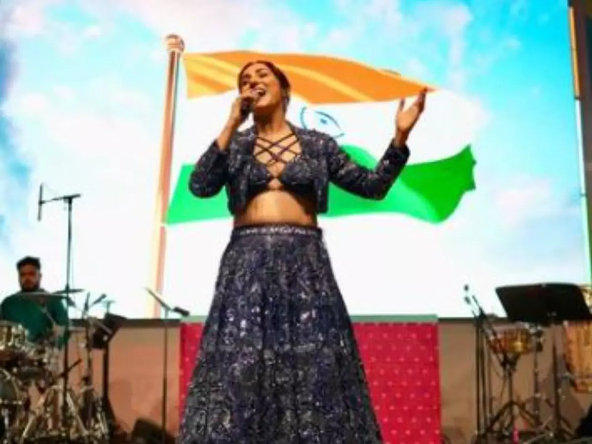 Neeti Mohan performs live at Paris Olympics 2024 for India house