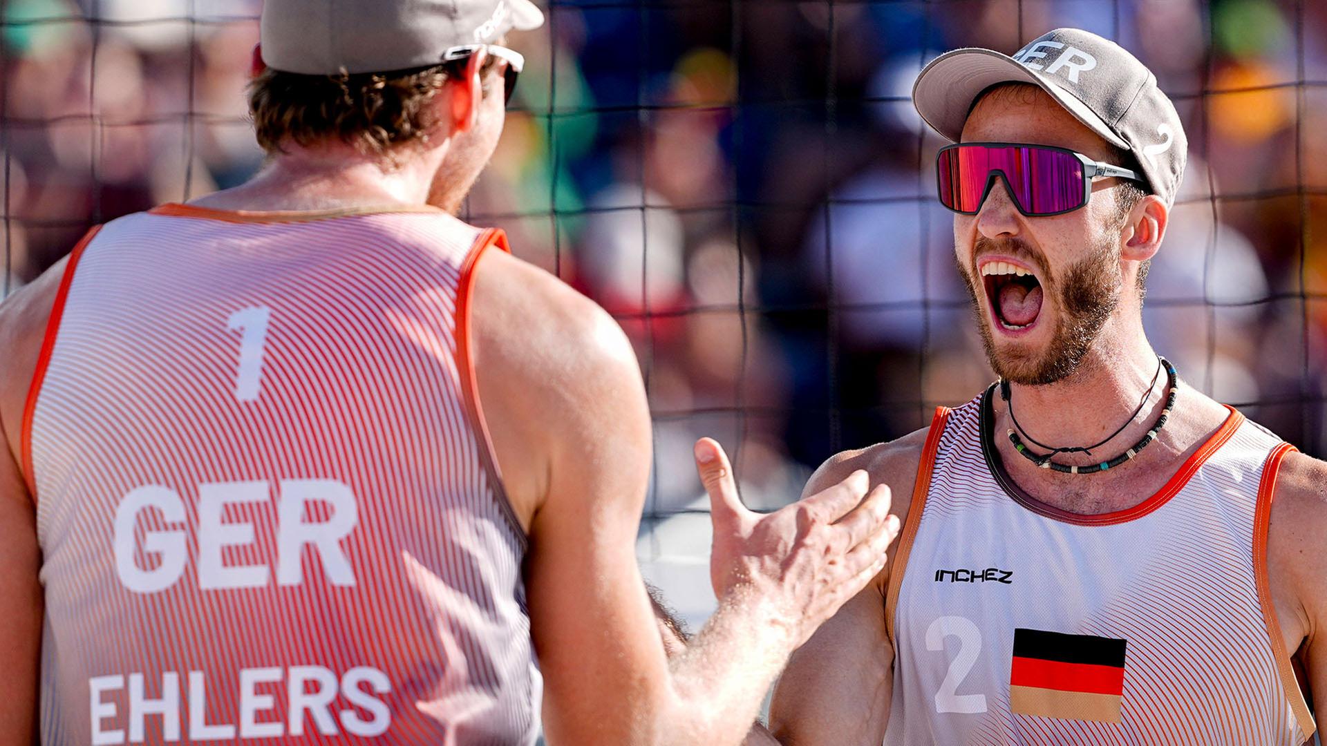 Olympia – Beachvolleyballer Ehlers/Wickler stehen im Finale