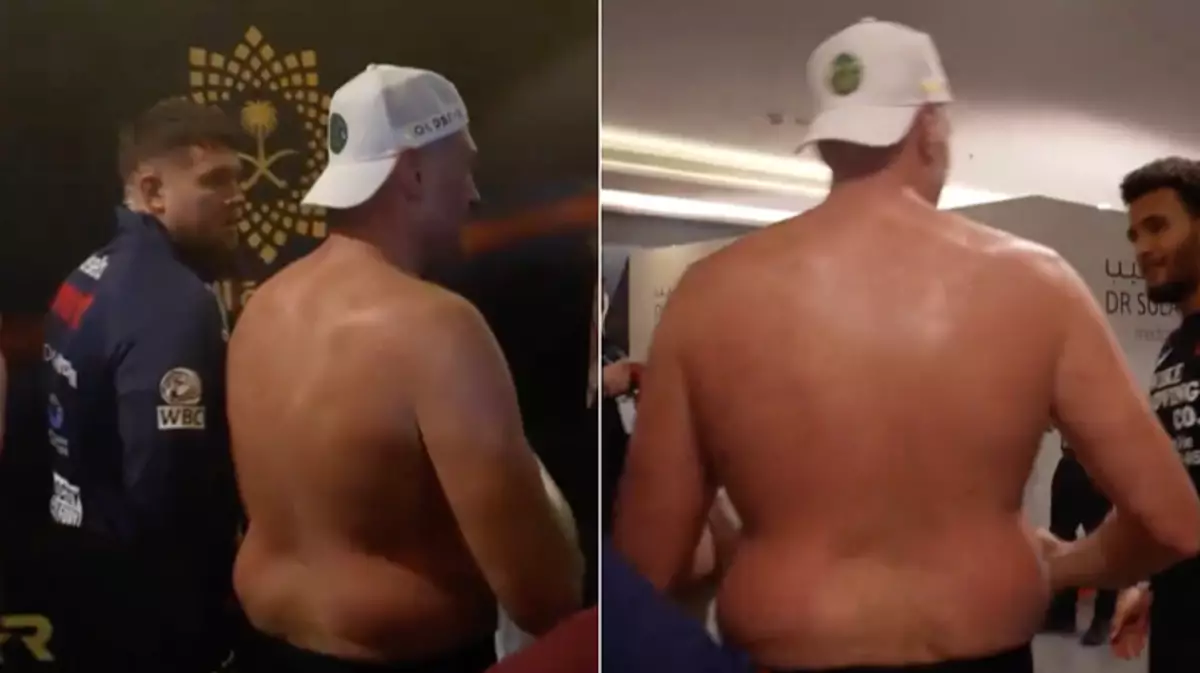 Previously unseen footage shows Tyson Fury’s furious reaction backstage after defeat to Oleksandr Usyk