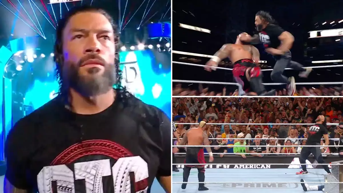 Roman Reigns receives one of the biggest pops in WWE history as he makes shock return at SummerSlam