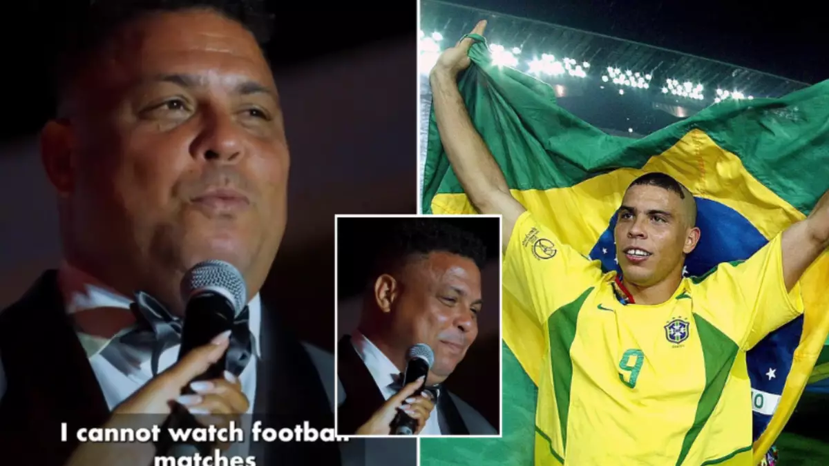 Ronaldo has turned to a new sport after admitting he ‘cannot watch’ football amid Brazil’s struggles