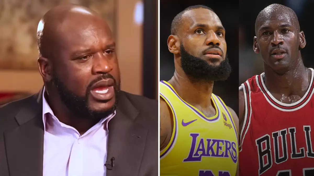 Shaquille O’Neal makes his feelings clear on the Michael Jordan and LeBron James GOAT debate