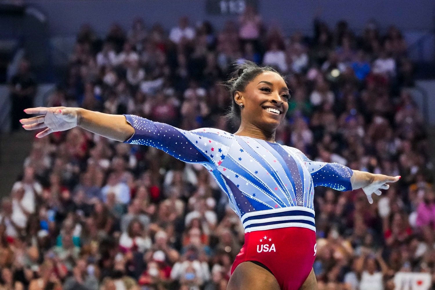 Simone Biles’ Olympics trial stumble reminds us why she is so great