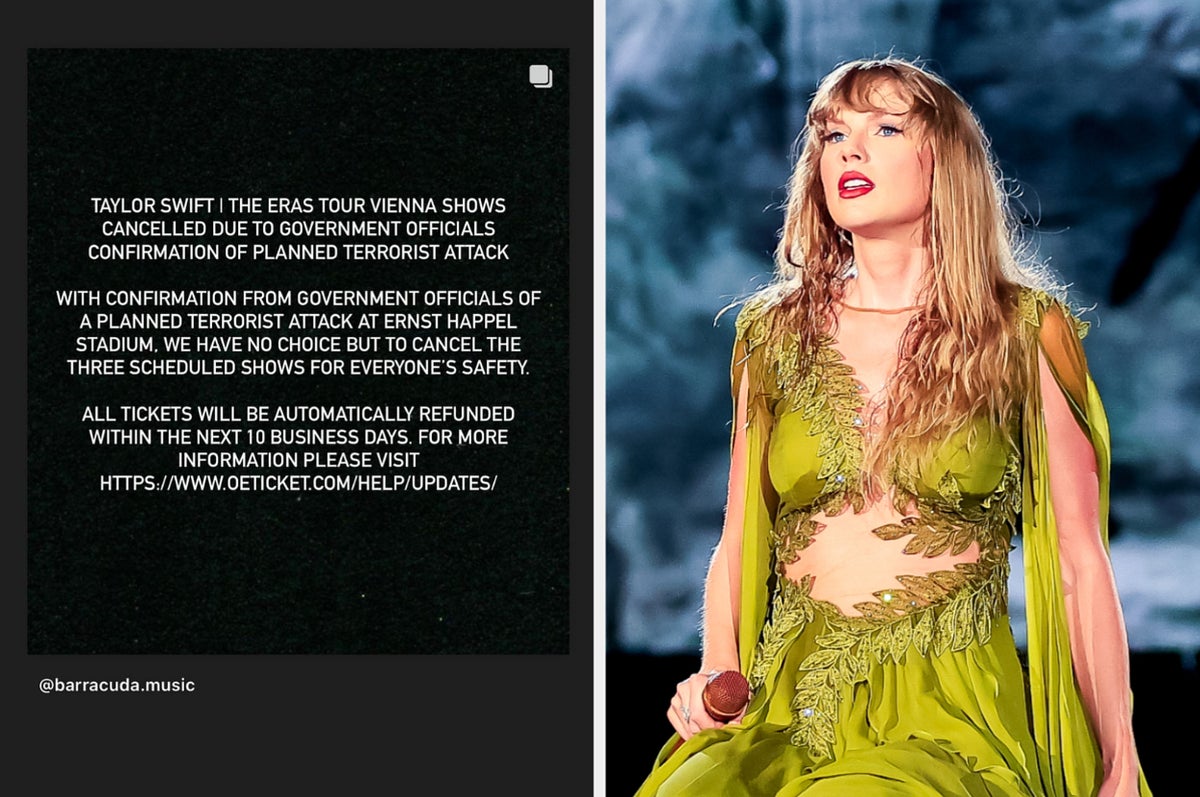 Taylor Swift Eras Tour In Austria Canceled Due To Planned Terrorist Attack