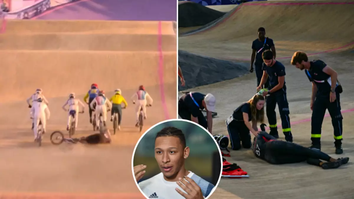 Team GB star taken to hospital after suffering horrific crash during Olympic BMX race