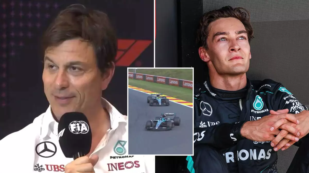 Toto Wolff speaks out after George Russell disqualification hands Lewis Hamilton unexpected Belgian GP win