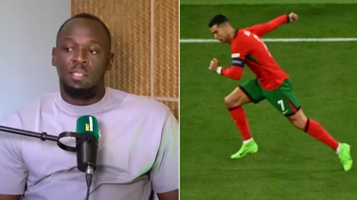 Usain Bolt didn’t hesitate when asked if Cristiano Ronaldo could beat him in a race