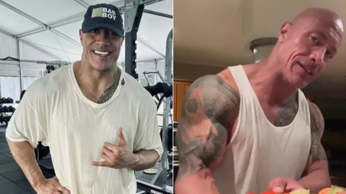 WWE superstar The Rock shows off massive ‘sacred’ cheat meal he eats after ‘insane’ workout