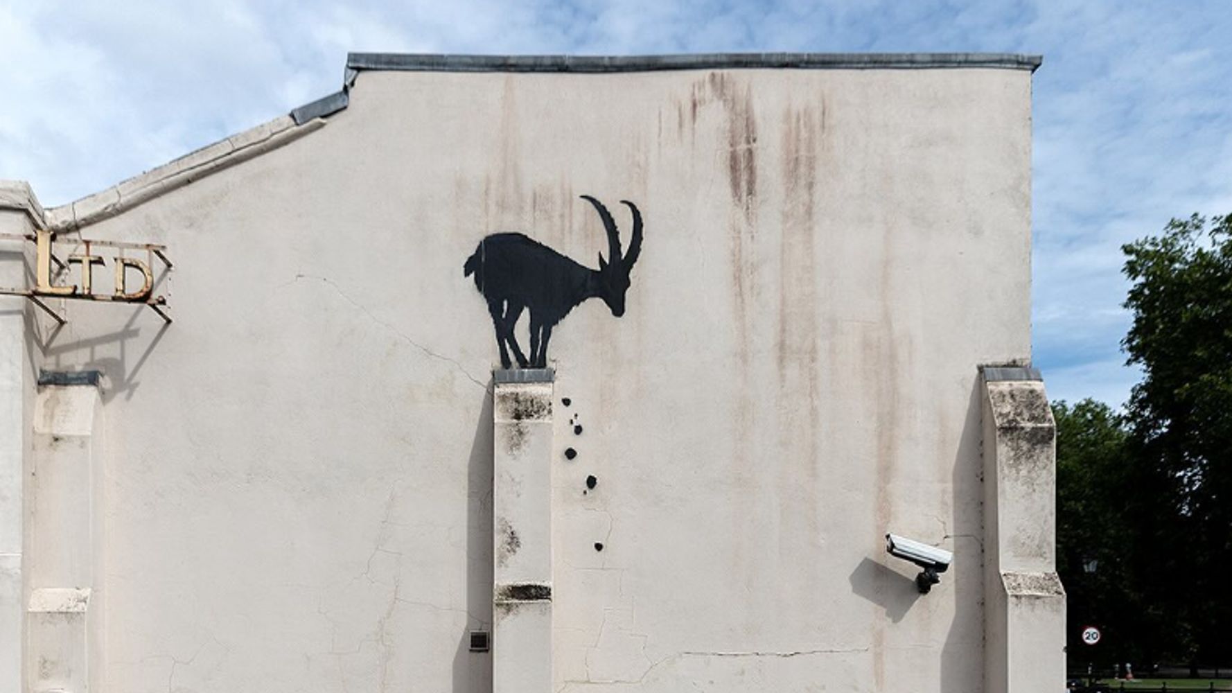 Η κατσίκα του Banksy: Νέο έργο που διάσημου καλλιτέχνη εμφανίστηκε στο Λονδίνο