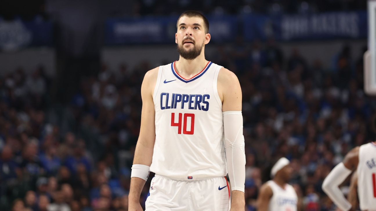 Clippers, Ivica Zubac reach 3-year, $58.6M extension, agents say – ESPN