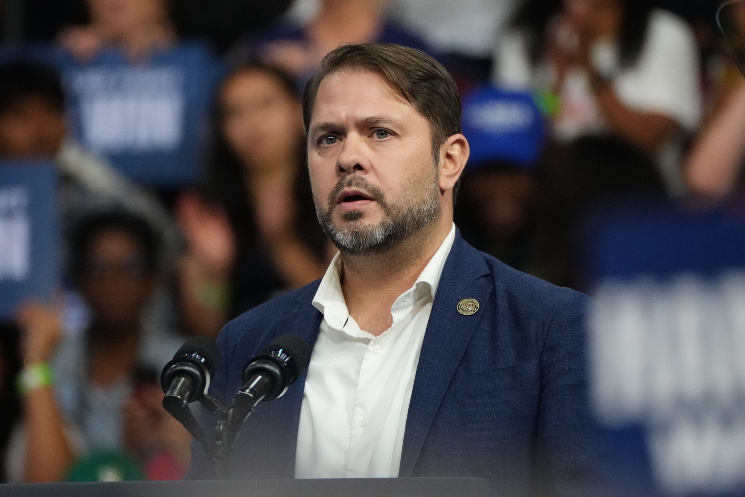 Democrat Ruben Gallego leans into border security in Arizona Senate race