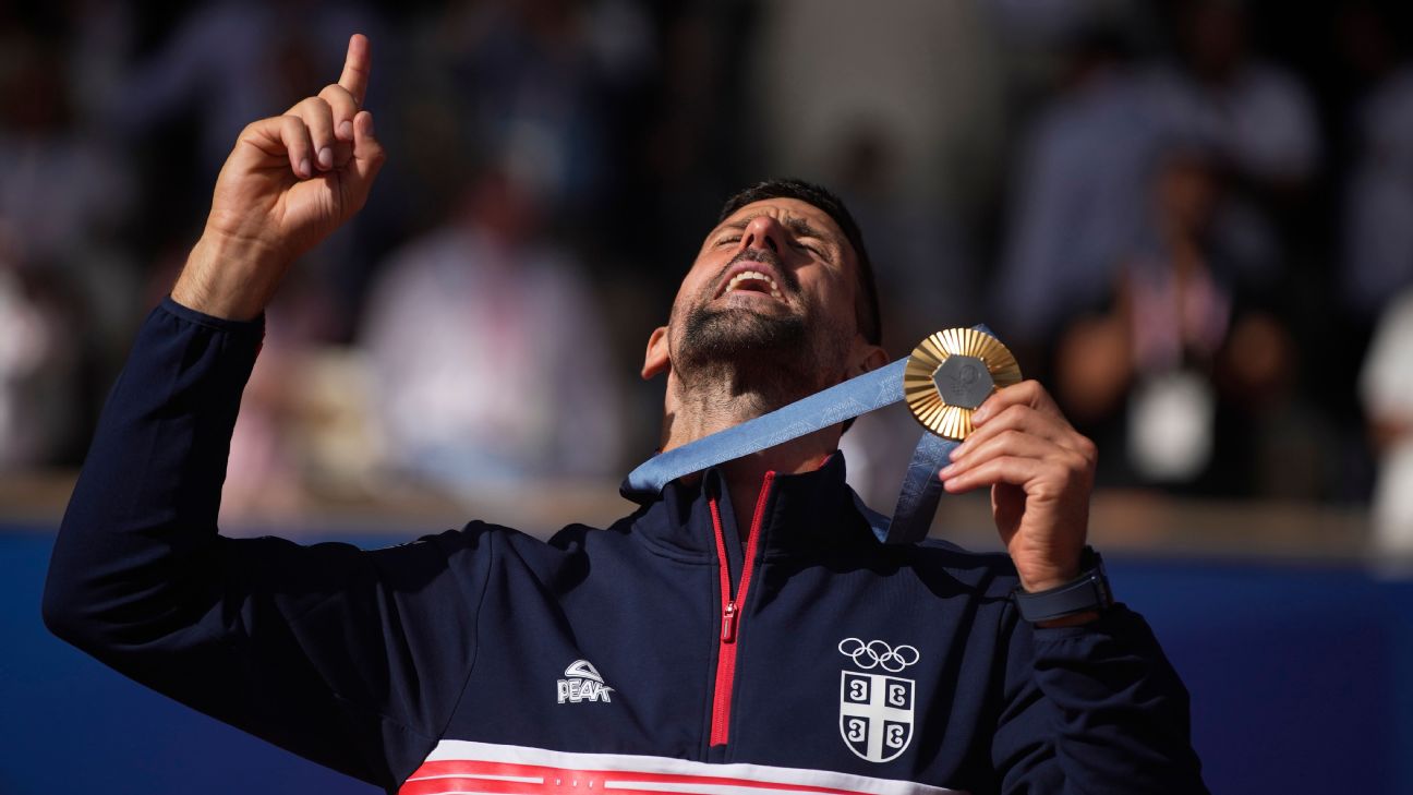 Djokovic’s résumé now complete with Olympic gold and Golden Slam – ESPN