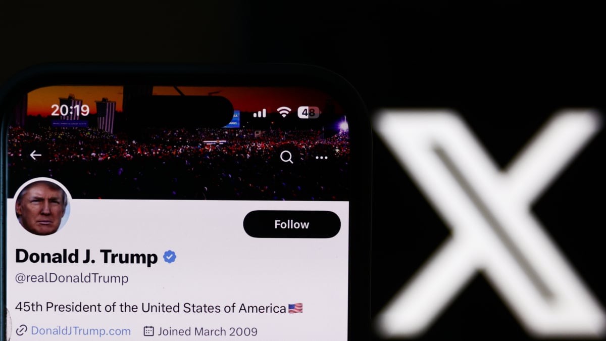 Donald Trump returns to X / Twitter with a flurry of posts — and an inconsistently labeled campaign ad