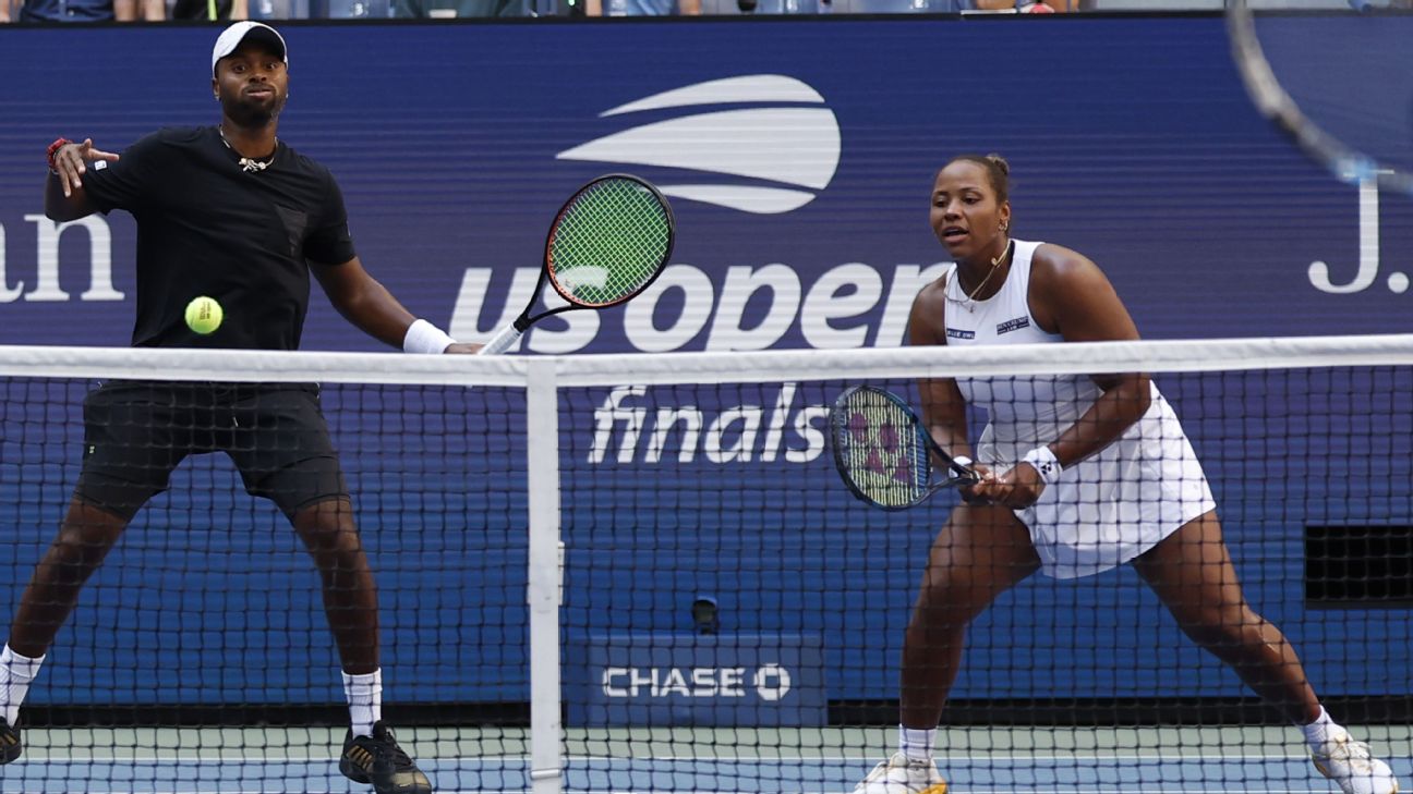 Donald Young ends tennis career on high note in US Open mixed doubles final – ESPN