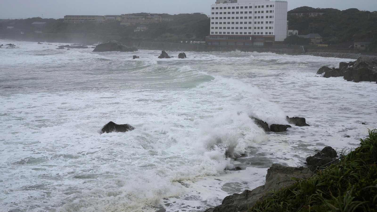 Evacuation ordered in northern Japan, power out, flights, trains canceled as a typhoon approaches