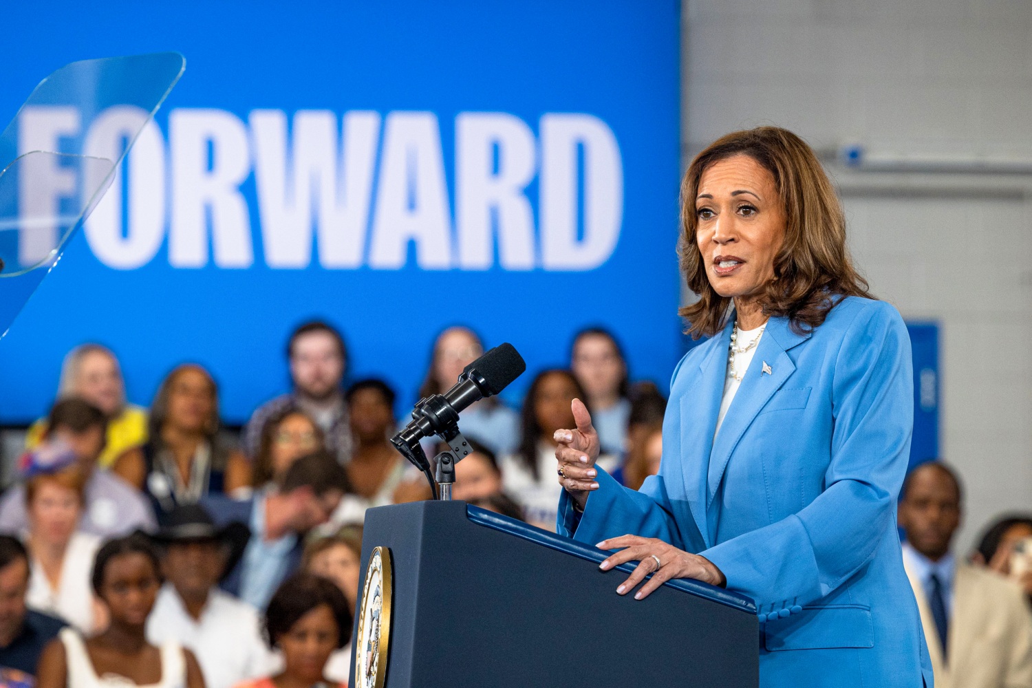 Harris pitches plans to tackle food, housing, medicine and child care costs in N.C. speech