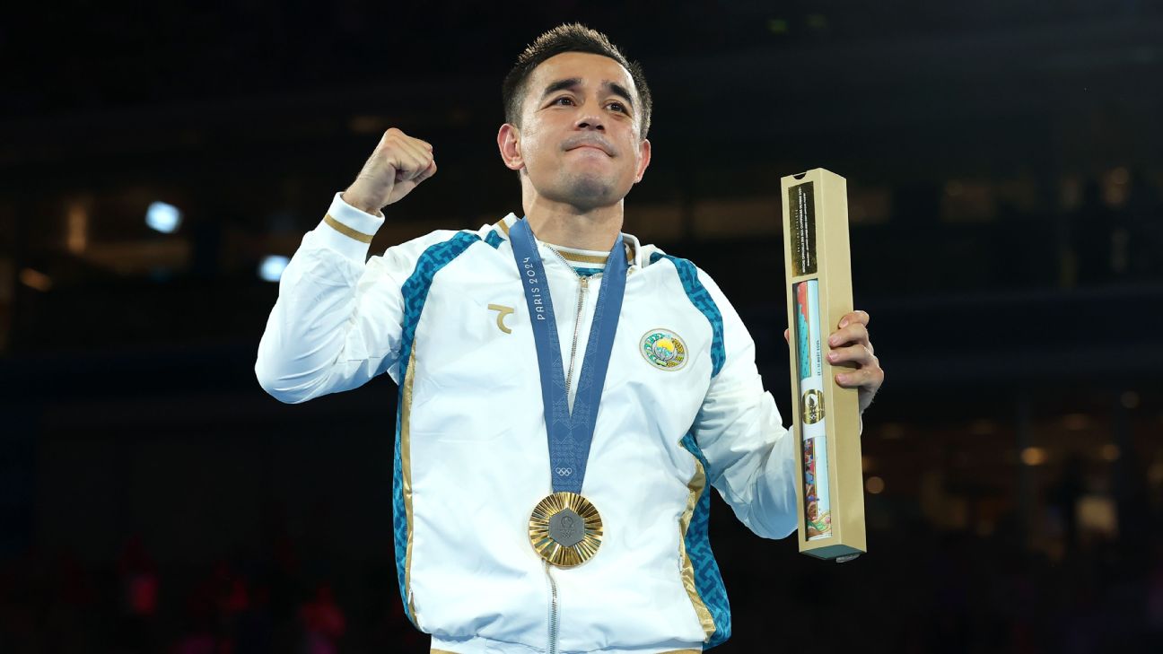 Hasanboy Dusmatov wins boxing gold, now 2-weight Olympic champ – ESPN