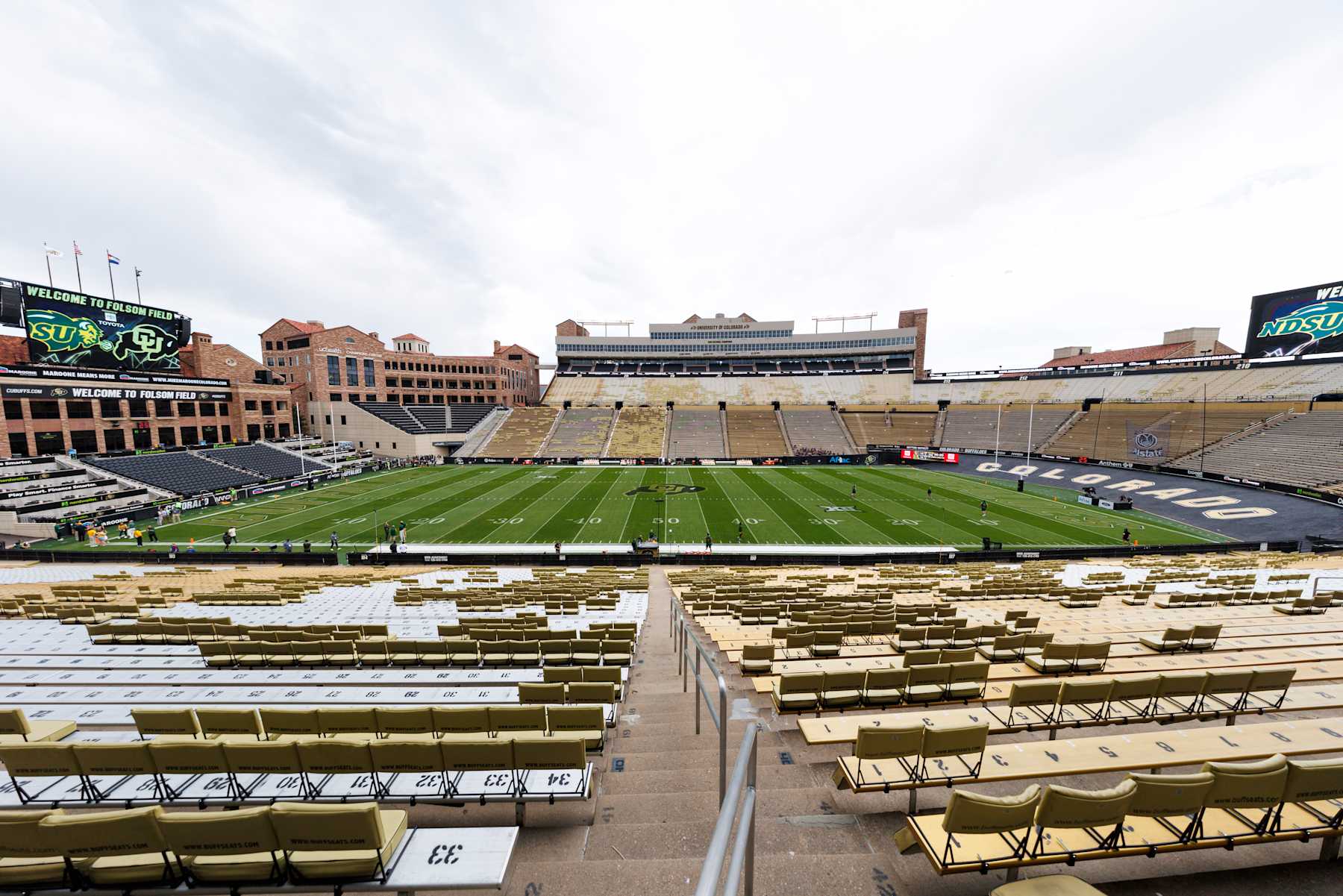 Hit-and-Run Suspect Drives Truck onto Colorado’s Folsom Field; No Injuries Reported