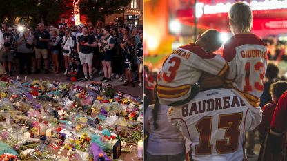 Johnny Gaudreau, brother Matthew remembered at vigils in Columbus, Calgary