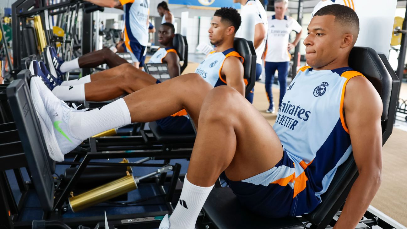 Little preseason, less rest: Madrid teach Mbappé about hunger – ESPN