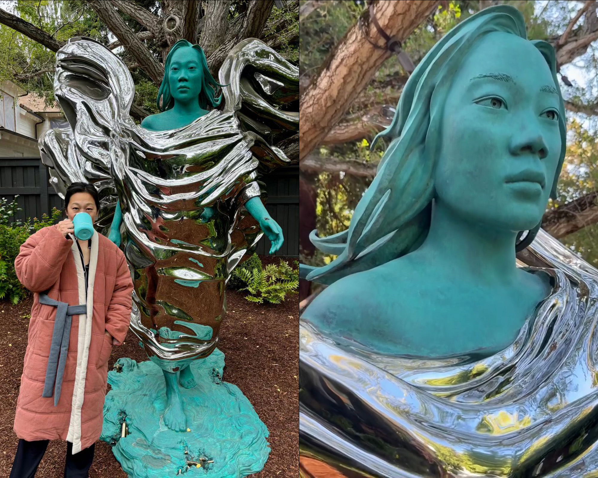 Mark Zuckerberg Got a Sculpture Made of His Wife, Like a Good Roman