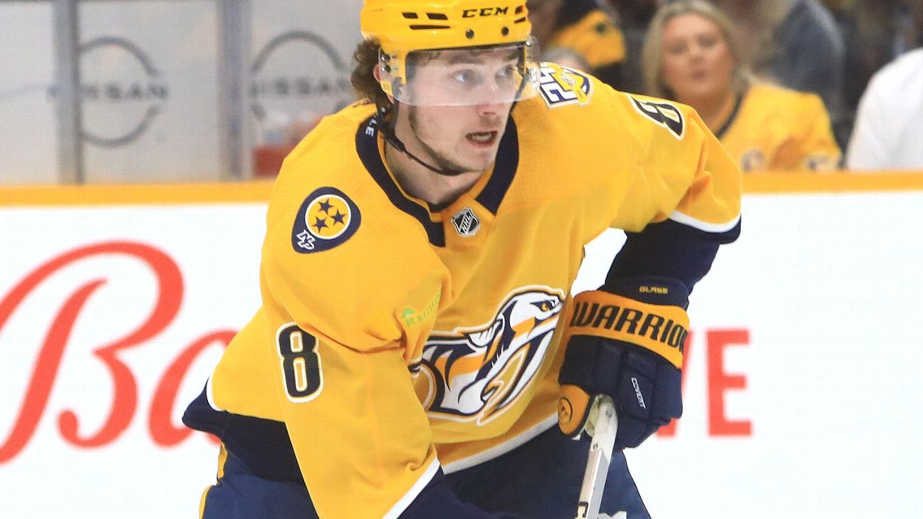 Pittsburgh Penguins land Cody Glass from Nashville Predators – ESPN