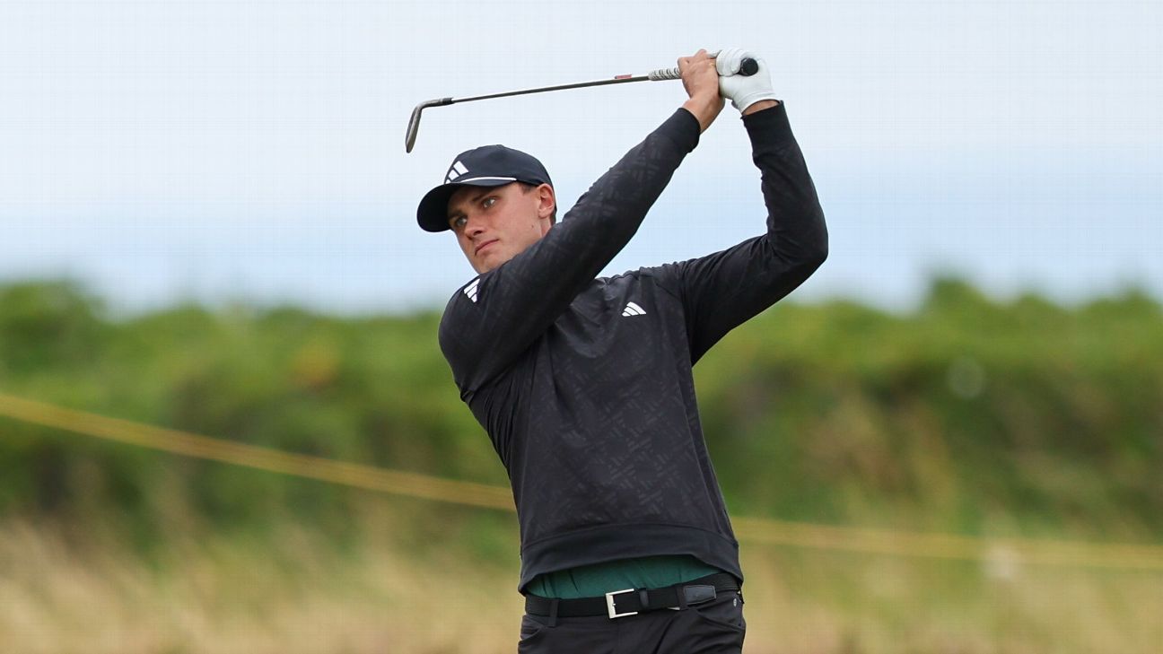 Report – Golfer Ludvig Aberg to have surgery for torn meniscus – ESPN