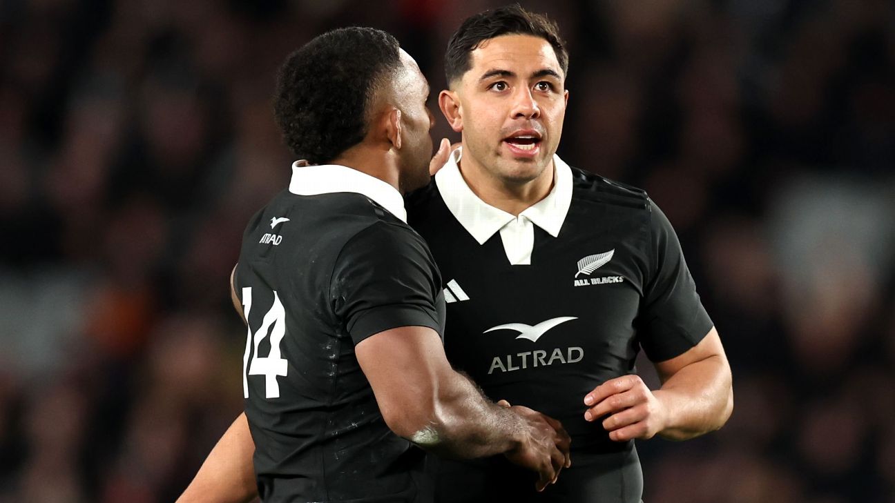 Rieko Ioane benched for All Blacks’ Rugby Championship opener – ESPN