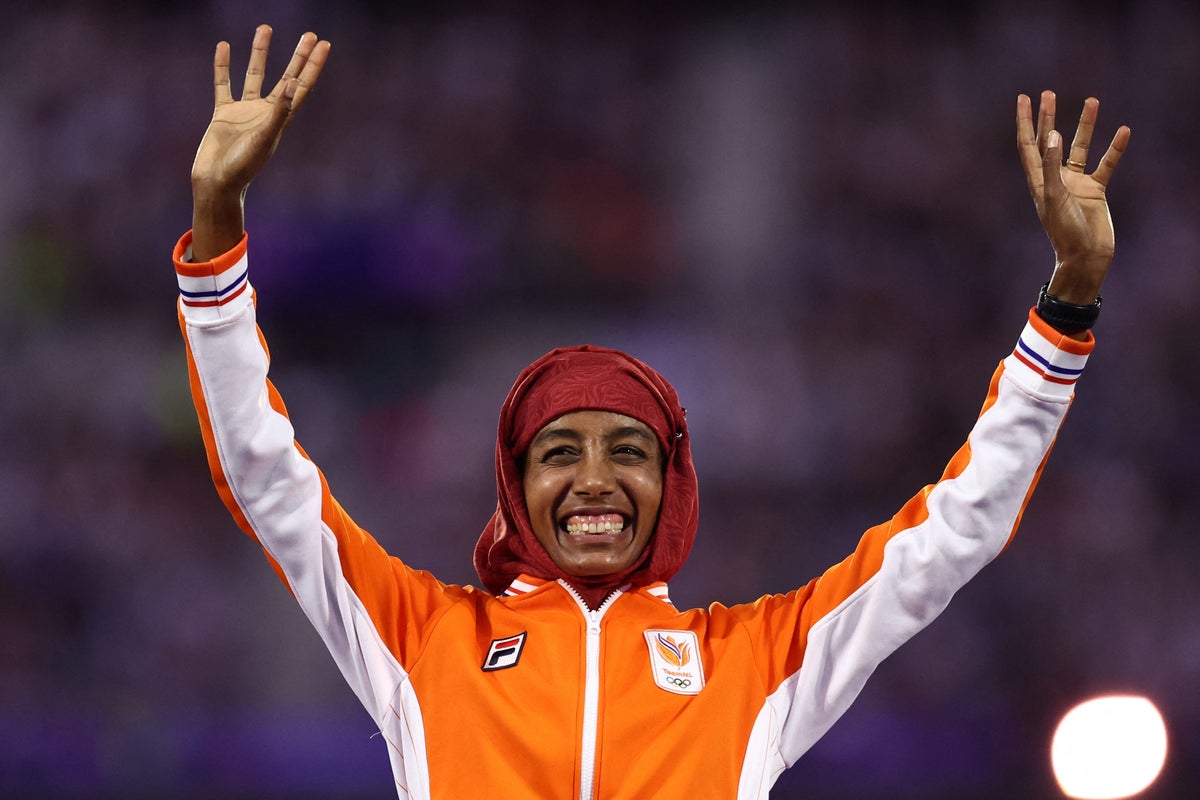 Sifan Hassan: ‘I’m still scared of the marathon’ despite completing impossible Olympic treble